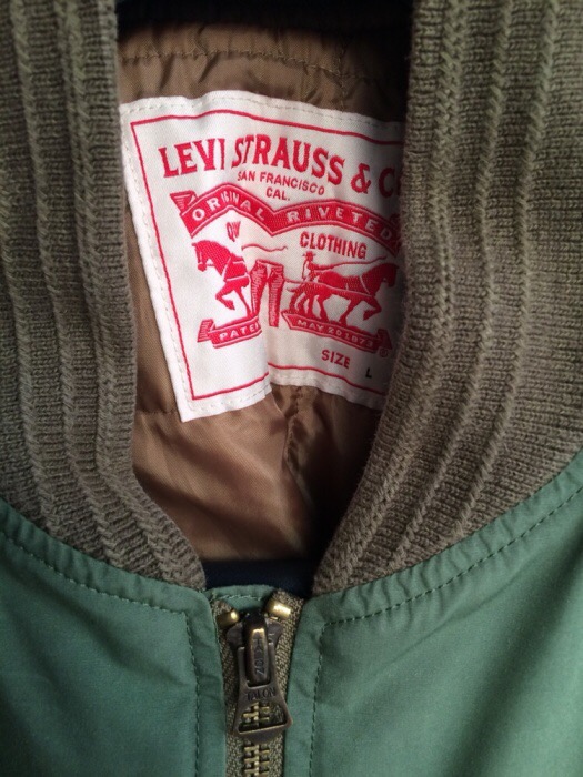 Levi’s kurtka męska bomberka pilotka zielona khaki