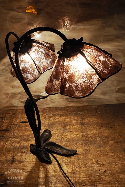 Lampa - rękodzieło, unikat od Tiffany Ursta