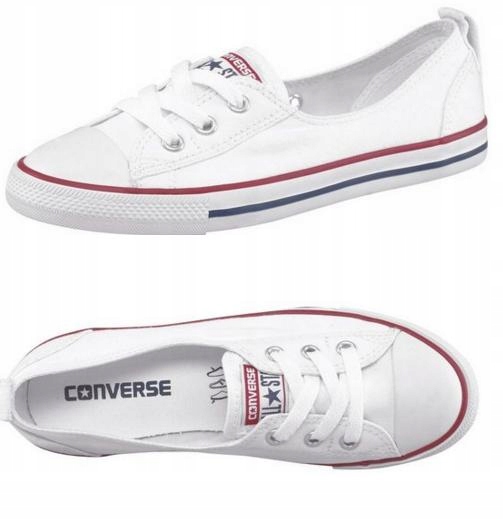 BUTK508 BIAŁE TENISÓWKI CONVERSE 43 OD 1 ZŁ