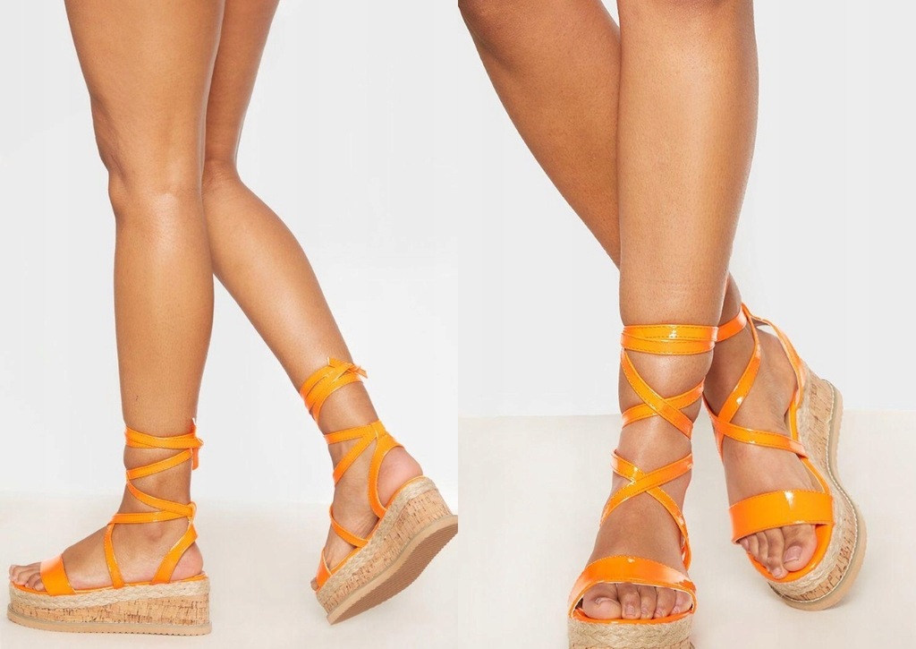 PRETTYLITTLETHING NEONOWE ESPADRYLE 39