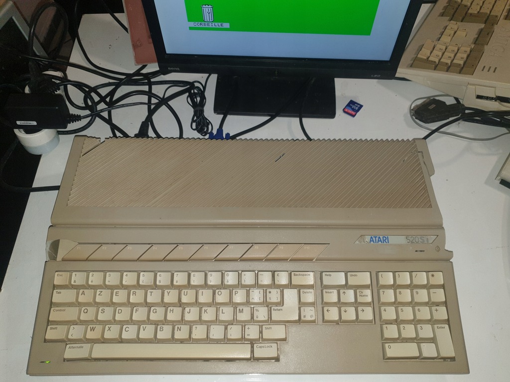 Komputer Atari 520 STE po przejściach