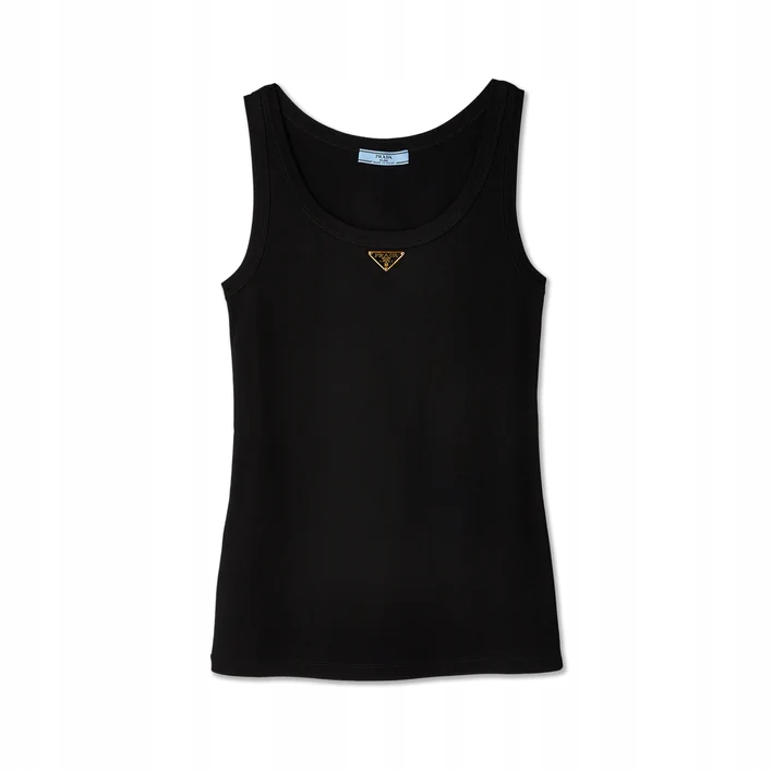 PRADA 黒 リブ編みニット 50 PRADA 黒 リブ編みニット 50