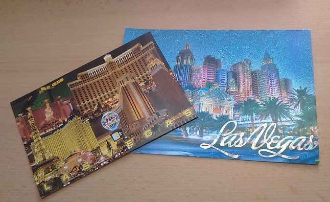 LAS Vegas pocztówki czyste 2 szt.