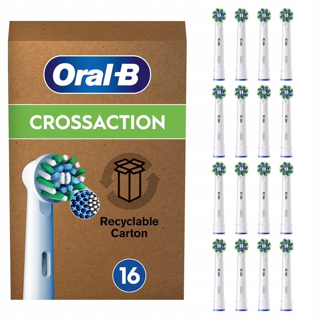 Procter Gamble Oral-B Cross Action Końcówki do 16szt.
