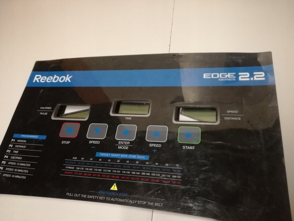 Licznik Reebok Edge 2.2 konsola ekran bardzo dobry