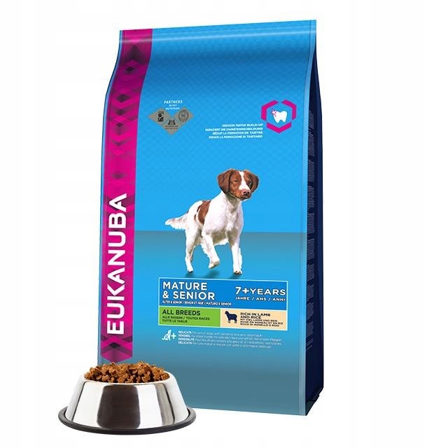 EUKANUBA Senior 7+ Lamb & Rice 2,5kg