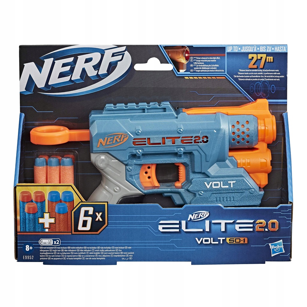 Hasbro Nerf Elite 2.0 Wyrzutnia Volt SD-1 E9952