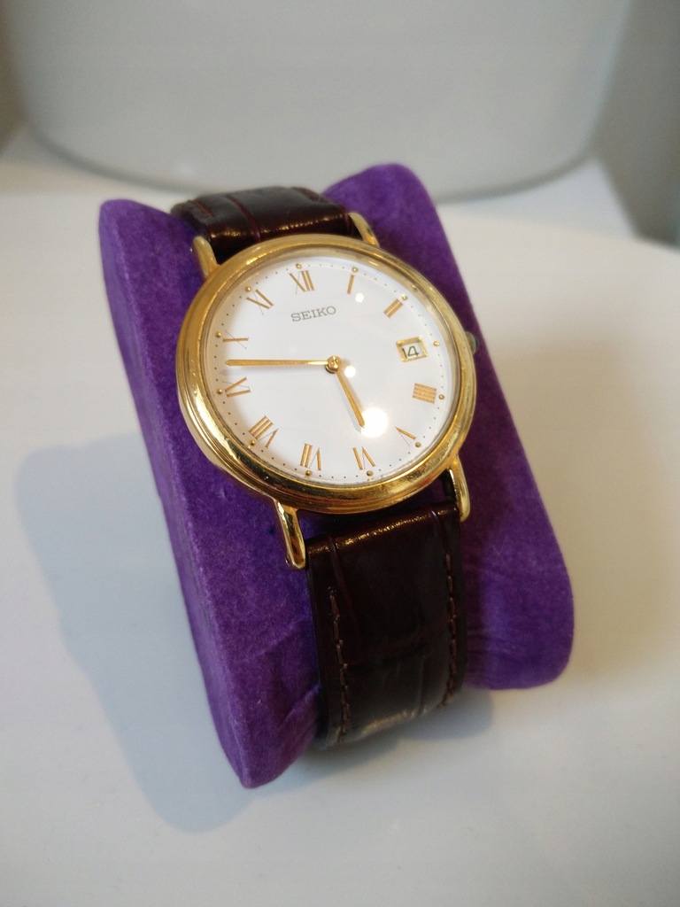 seiko zegarek klasyczny vintage 7N49-0050 - 8498793838 - oficjalne archiwum  Allegro