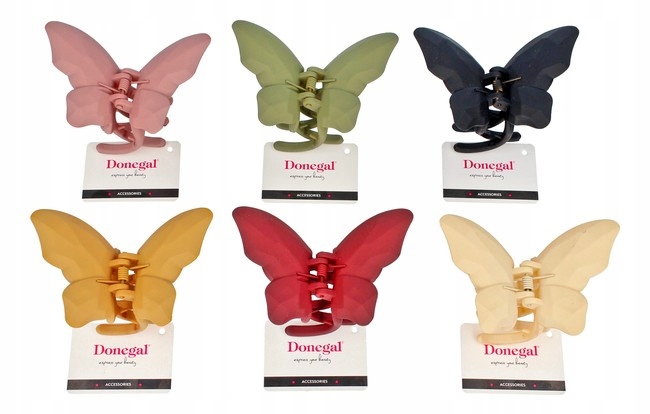 Donegal Klamra do włosów FA-5737 Szary (4)