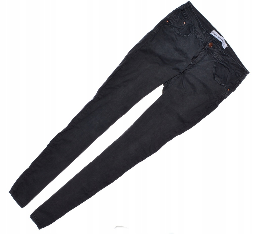 4531-71 ..SUPER SKINNY m#b CZARNE RURKI JEANS r.40