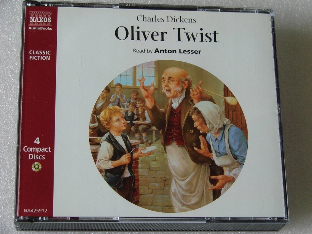 Charles Dickens Oliver Twist 4xCD Audiobook Ideał