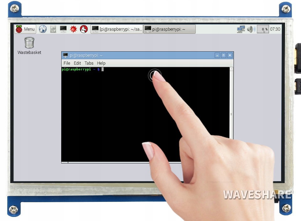 LCD IPS 7'' EKRAN POJEMNIŚCIOWY hdmi RASPBERRY Pi