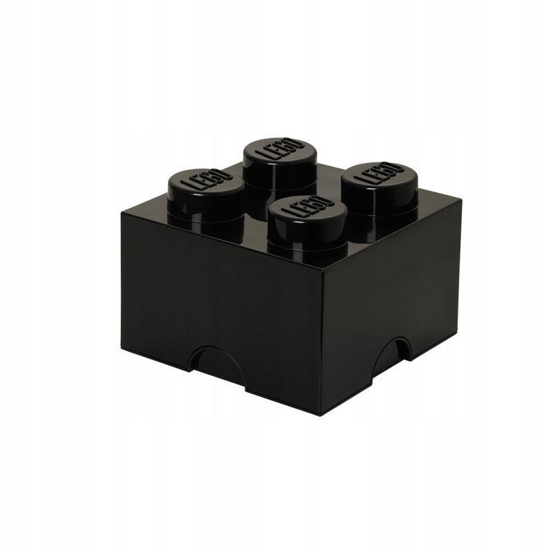 Pojemnik klocek LEGO Brick 4 (Czarny)