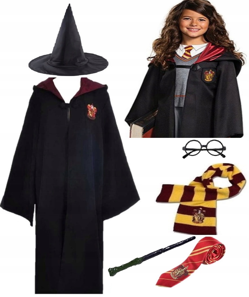 Strój Hermiona Harry Potter 6w1 110-116