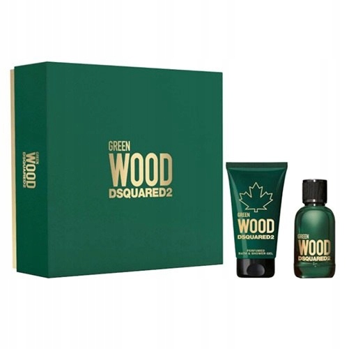 Dsquared2 Green Wood Pour Homme zestaw woda toaletowa spray 100ml + żel pod