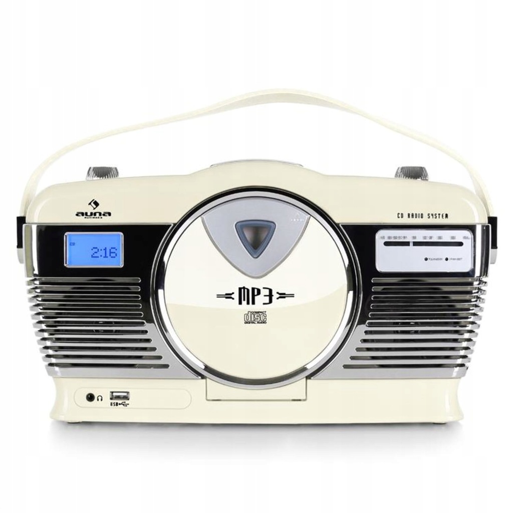 Купить Радиоплеер Auna RCD-70, ретро, ​​FM USB CD: отзывы, фото, характеристики в интерне-магазине Aredi.ru