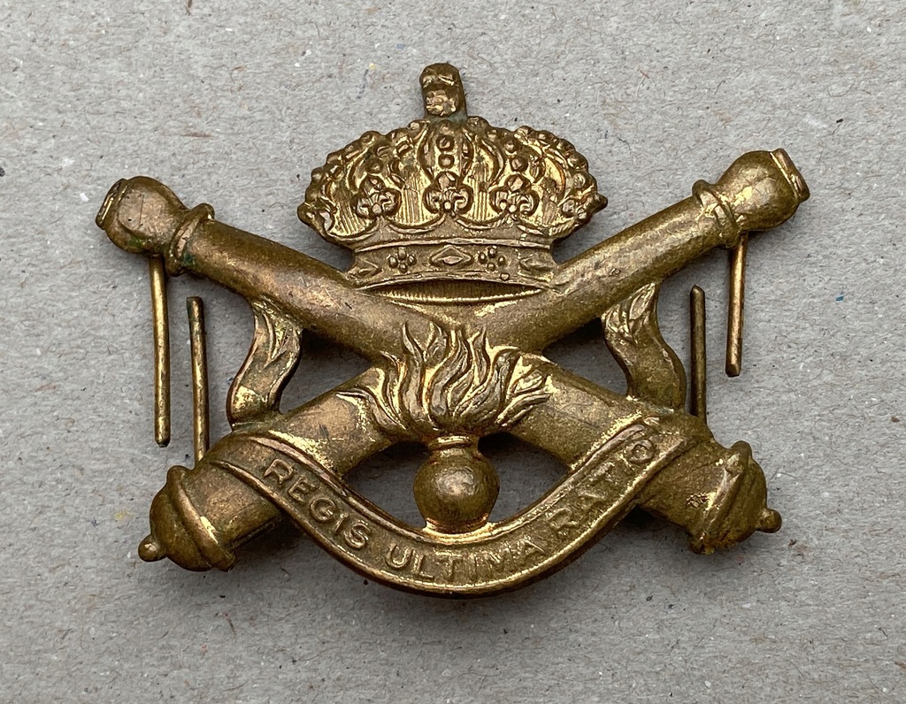 Odznaka artylerii belgijskiej REGIS ULTIMA RATIO