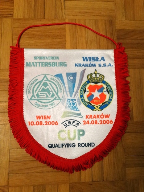 Wisła Kraków - SV Mattersburg 2006 UEFA proporczyk