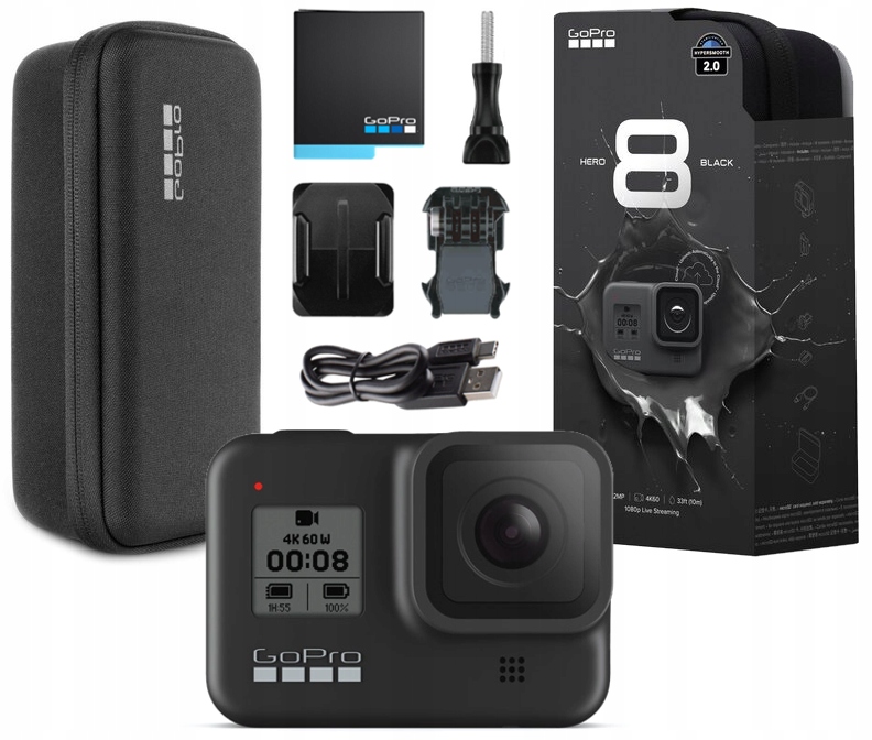 Купить GoPro HERO 8 Black Go Pro HERO8 4K Wi-Fi GPS-камера: отзывы, фото, характеристики в интерне-магазине Aredi.ru