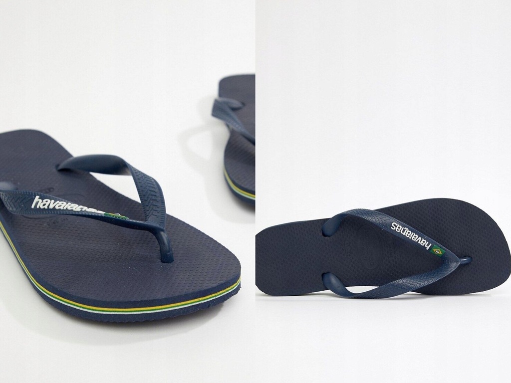 Havaianas Brasil Logo klapki granatowe 39-40