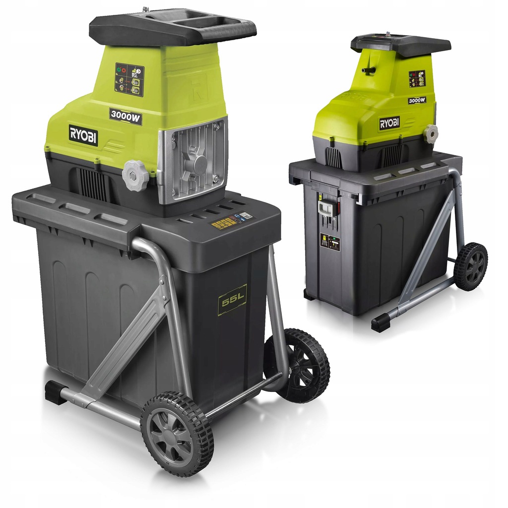 ROZDRABNIACZ do gałęzi RYOBI RSH3045U 3000W CICHY