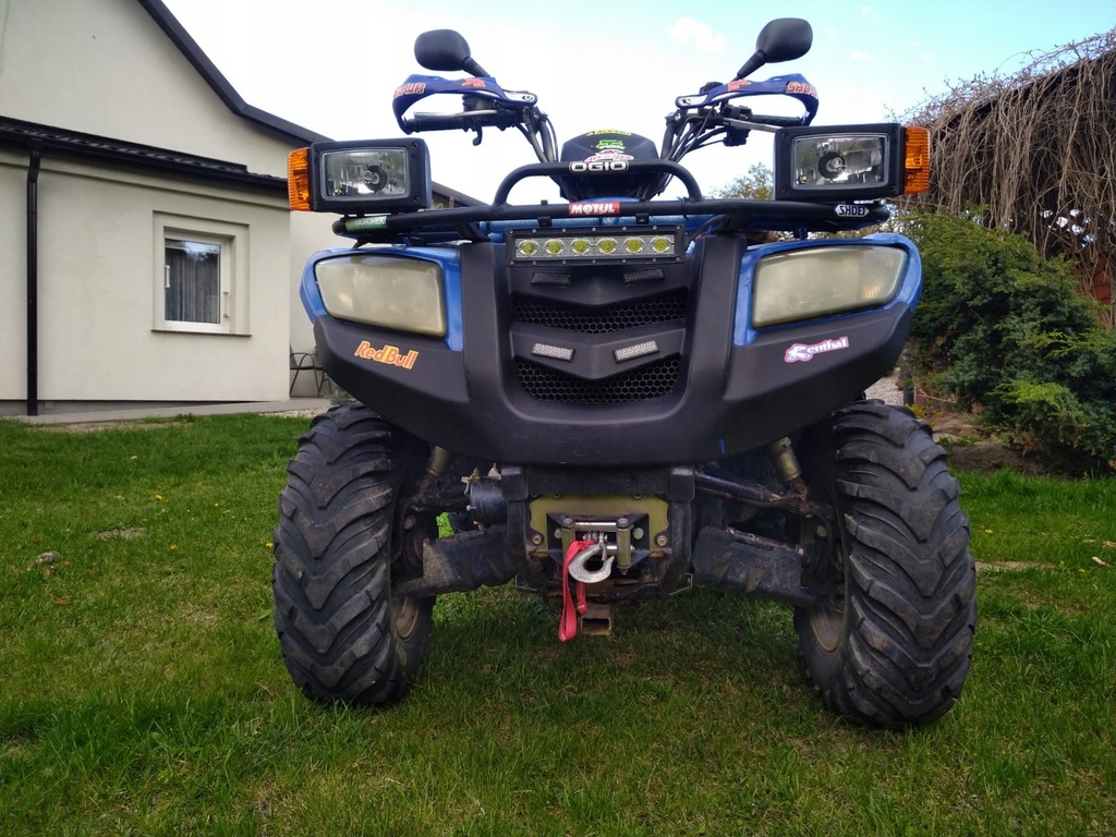 Quad Loncin 4x4, wyciągarka, led, 500cm3, 2009r.