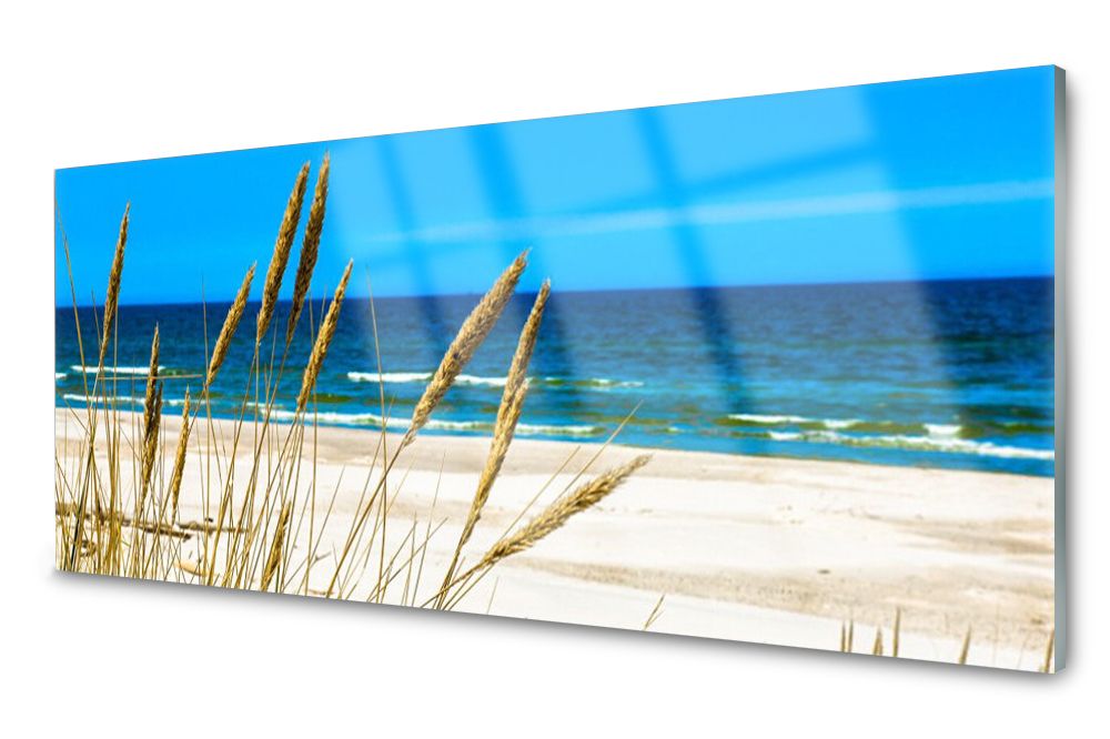 Lacobel Panel Szklany Foto Woda Ocean Plaża 120x60