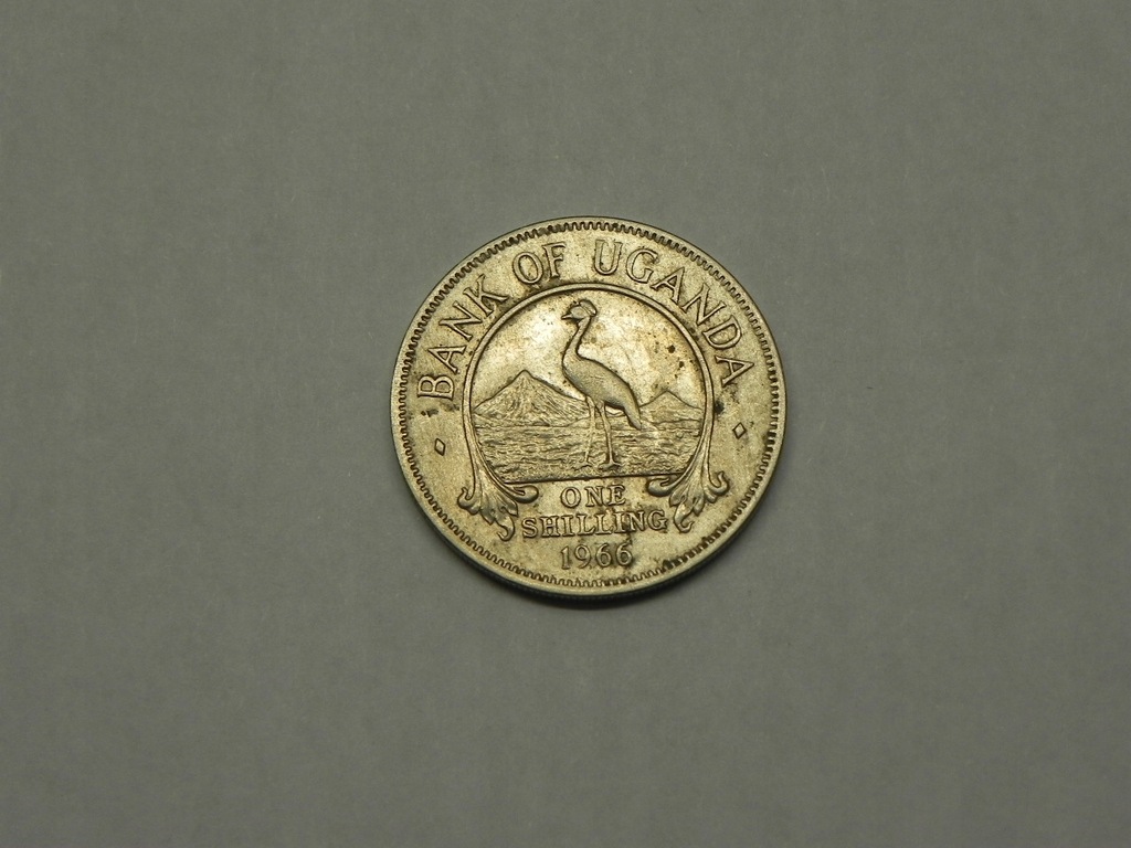 40344/ 1 SHILLING 1966 UGANDA