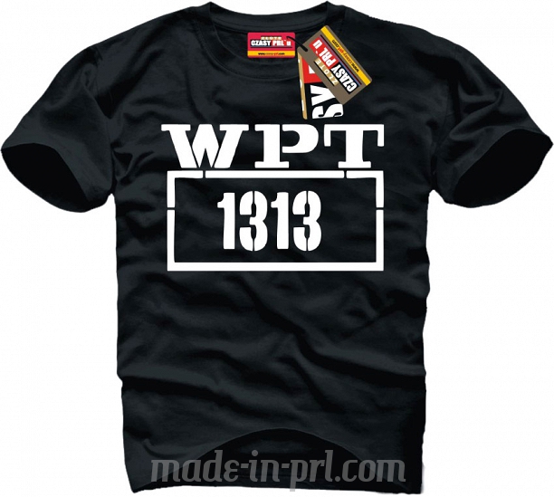 WPT 1313 - koszulka męska PRL z nadrukiem - r. S