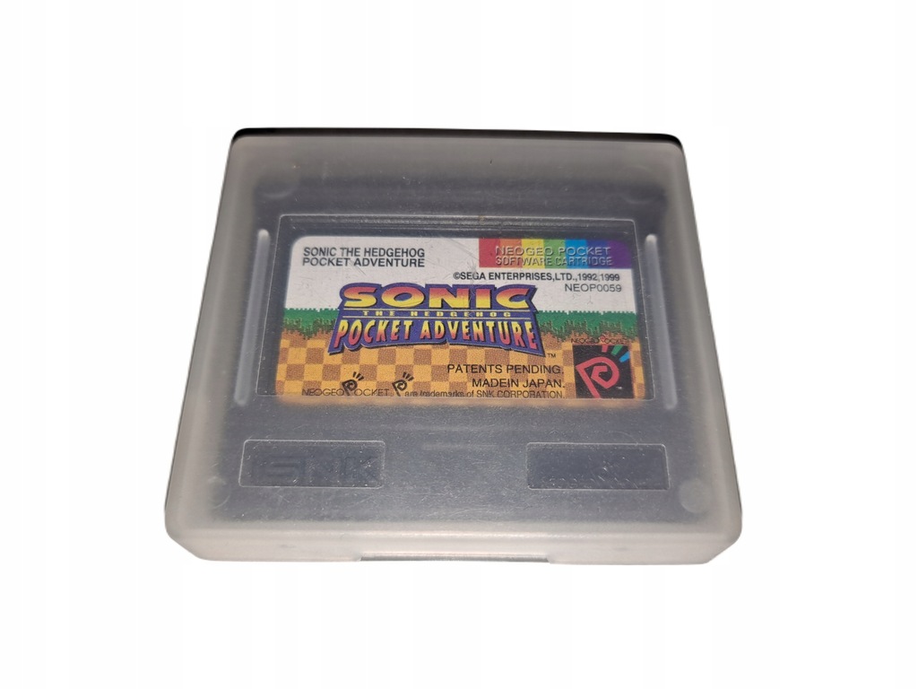 Sonic The Hedgehog Adventure / Neo Geo Pocket - 12080516901 - oficjalne  archiwum Allegro