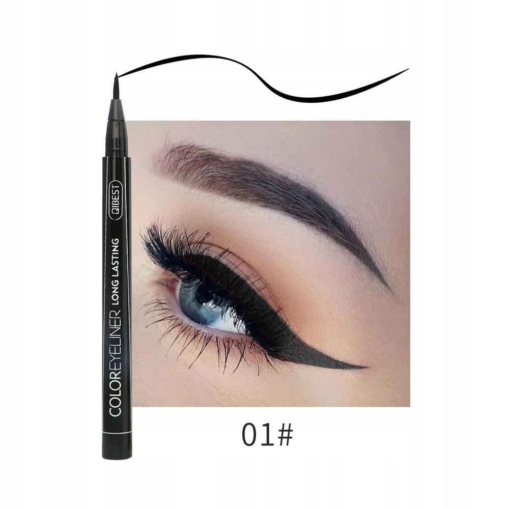 QIBEST 12-kolorowy eyeliner w płynie wodoodporny ł