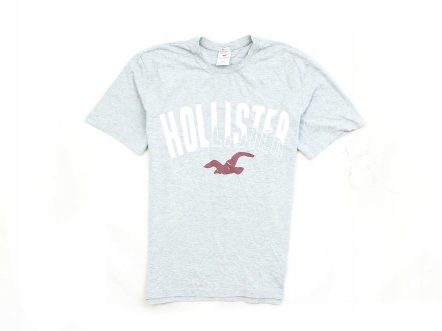 P Hollister T-shirt Męski Koszulka Szara roz XL
