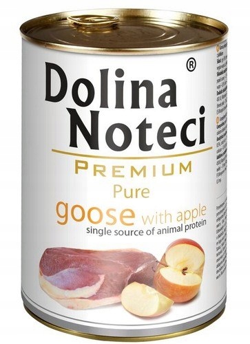 Dolina Noteci Premium Pies Pure Gęś i jabłko puszk