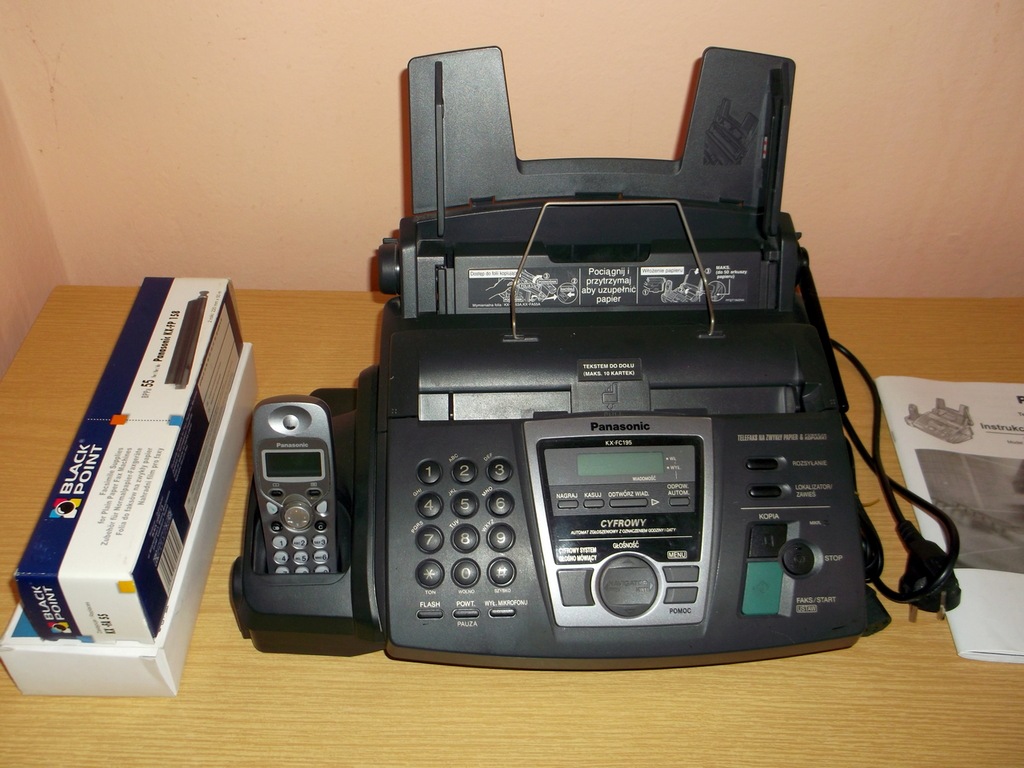 PANASONIC KX-FC195PD - telefaks na papier A4