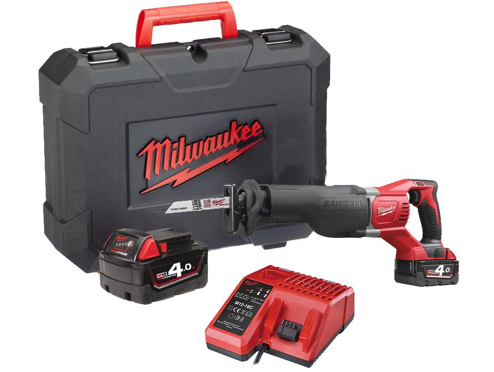 MILWAUKEE M18 BSX-402C PIŁA SZABLASTA 18V 2x4.0Ah