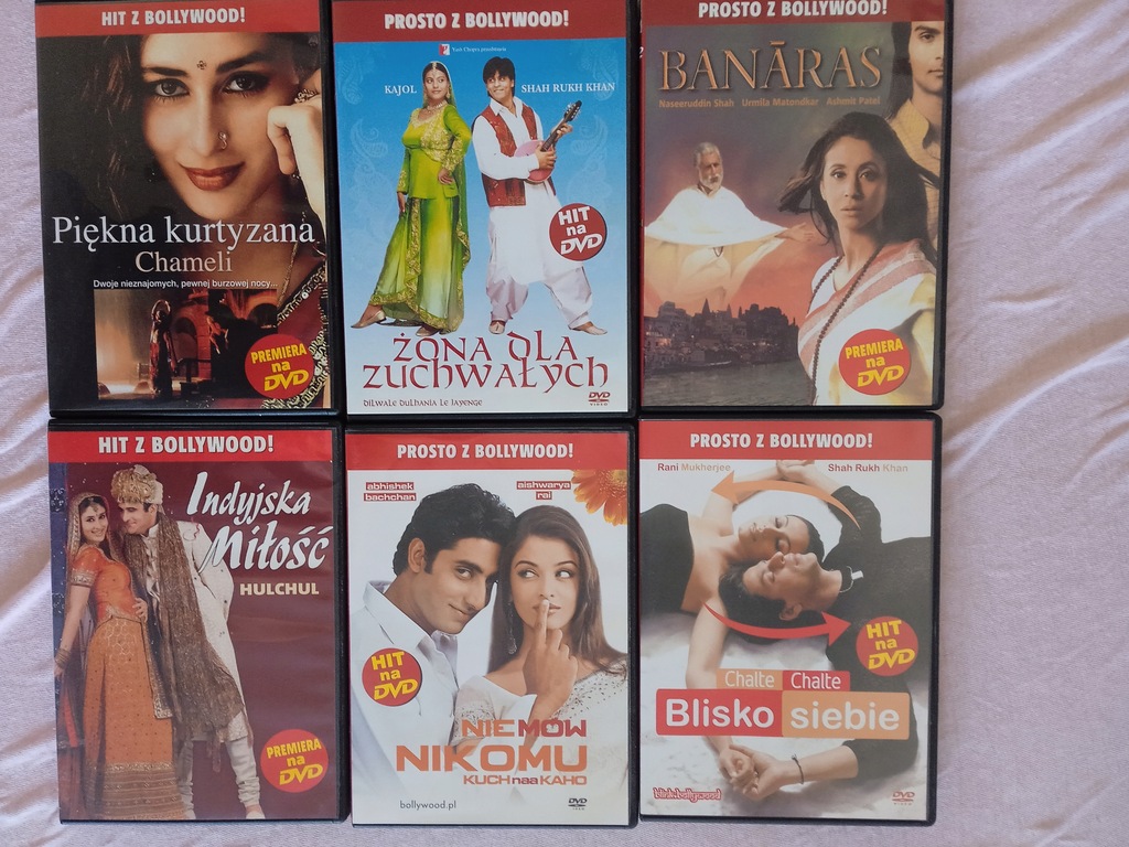 Film prosto z Bollywood płyta DVD 6 filmów