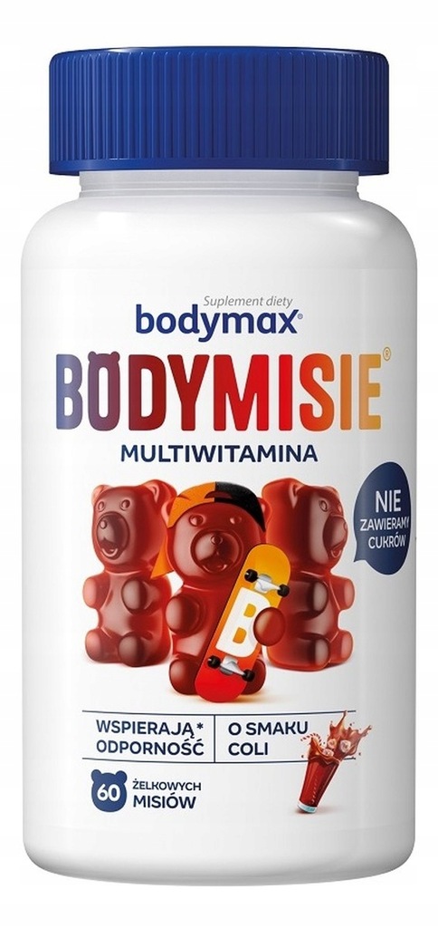 Bodymax Żelki dla dzieci suplement Cola 60 szt