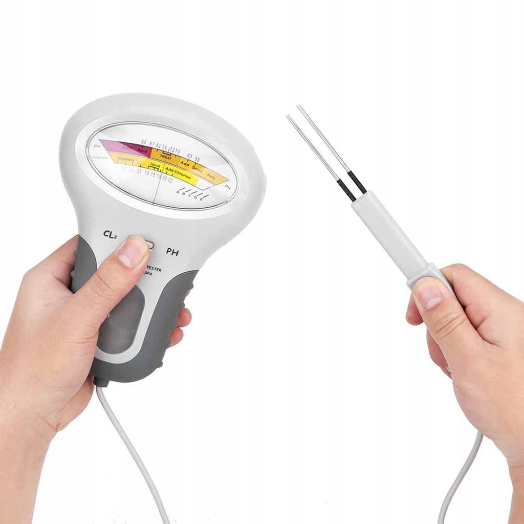 PH I CHLORU TESTER DO WODY BASENU MIERNIK BASENO