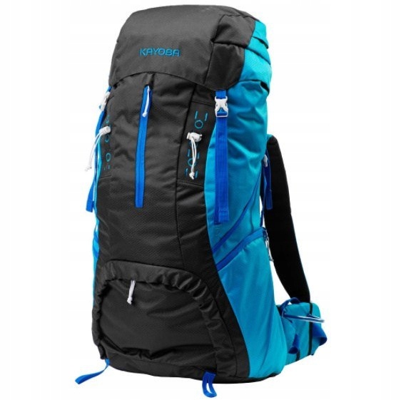 Plecak turystyczny bagaż poręczny 70L niebieski