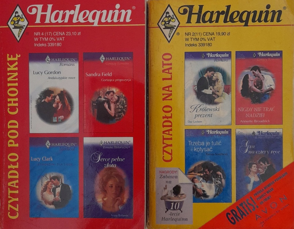 Harlequin CZYTADŁO POD CHOINKĘ zestaw 2 książek