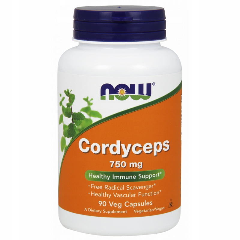 NOW FOODS KORDYCEPS CORDYCEPS 750mg 90kp