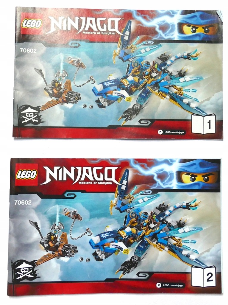 LEGO INSTRUKCJA NINJAGO 70602 SMOK JAYA