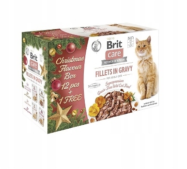 BRIT Care Cat Christmas Multipack 12 + 1 x 85 g