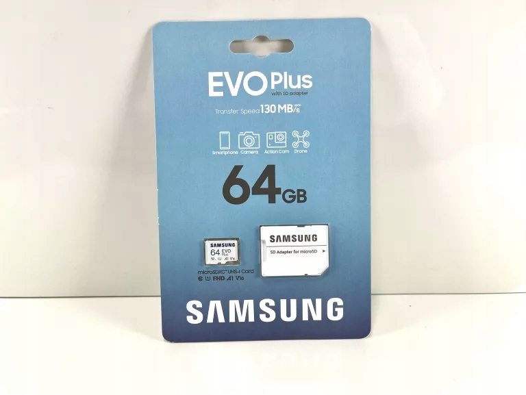 KARTA PAMIĘCI SAMSUNG EVO PLUS 64 GB #ZAPAKOWANA