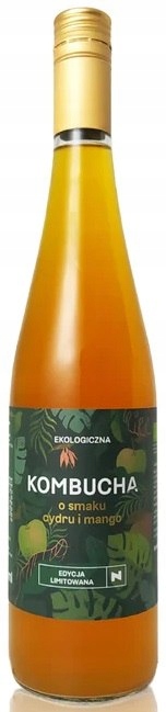 KOMBUCHA O SMAKU CYDRU I MANGO BIO 750 ml - ZAKWAS