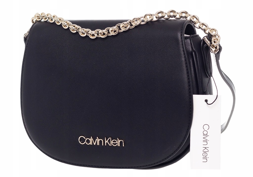 CALVIN KLEIN TOREBKA DAMSKA SADDLE BAG BLACK