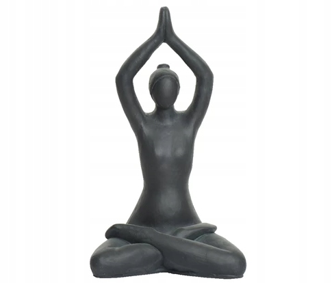Figurka ogrodowa kobieta joga 56x32x24 cm dekoracyjny posąg