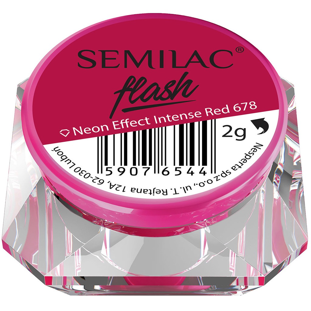 SEMILAC FLASH NEON EFFECT PYŁKI WYBÓR KOLORÓW 7152968567