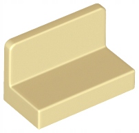 LEGO Panel Klocek Panel 1x2x1 4865b - Piaskowy Tan - 1 szt