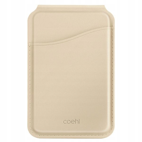 UNIQ Coehl Esme magnetyczny portfel z lusterkiem i podpórką kremowy/cream